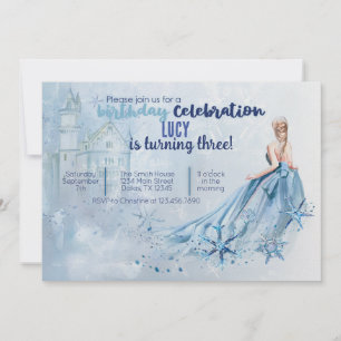 Convite para Festa de aniversário da Princesa de G