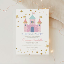 Convite para Festa de Aniversário da Princesa Rosa