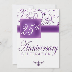 Convite para Festa de Aniversário de 25 Anos de Ca