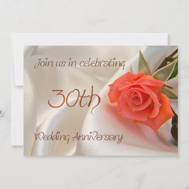 convite para festa de aniversário de 30 anos de ca (Frente)