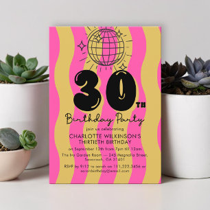 Convite para Festa de Aniversário de 30 anos Groov