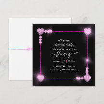 Convite para Festa de Aniversário de 60 Anos de Ca
