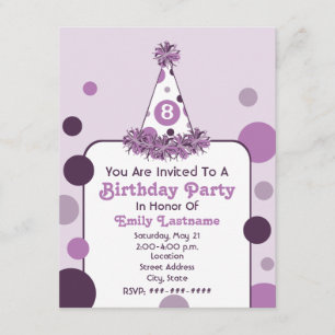 Convite para Festa de aniversário de Bolinhas Rox