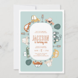 Convite para Festa de aniversário de Carros