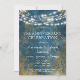 Convite para Festa de Aniversário de Casamento Blu