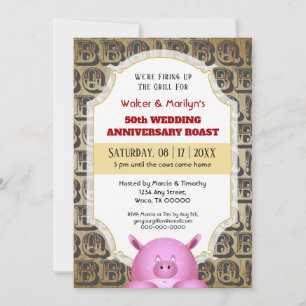 Convite para Festa de Aniversário de Casamento com