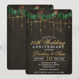 Convite para Festa de Aniversário de Casamento de