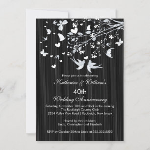Convite para Festa de Aniversário de Casamento Mod