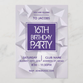 Convite para Festa de aniversário de Clube Noturno