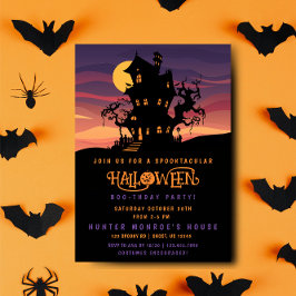 Convite para Festa de Aniversário de Halloween