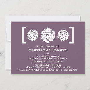 Convite para Festa de aniversário de Jogador de Di