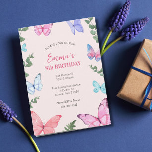 Convite para Festa de aniversario de meninas de bo