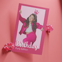 Convite para Festa de aniversario de meninas de Do