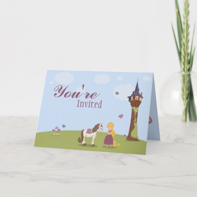 Convite para festa de aniversário de uma garota da (Frente)