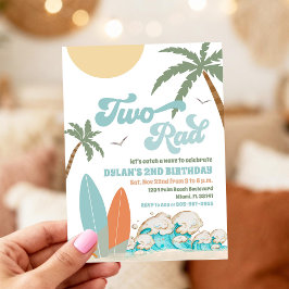Convite para Festa de Aniversário na Praia de Surf