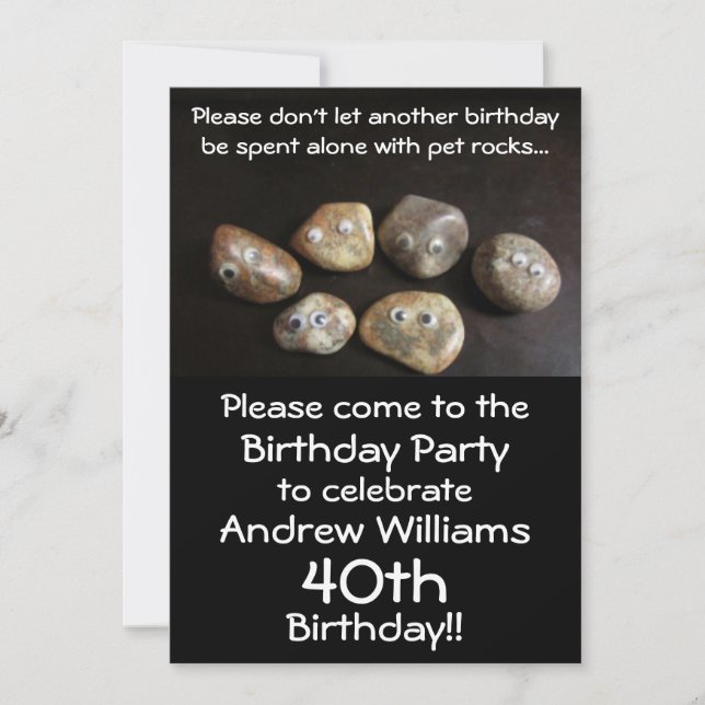 Convite para Festa de aniversário Plea (Frente)