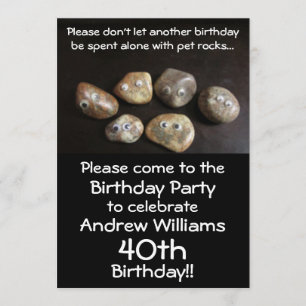 Convite para Festa de aniversário Plea