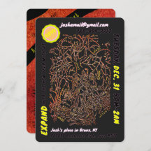 CONVITE PARA FESTA DE ANO NOVO E cartão de férias