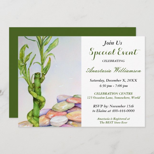 CONVITE PARA FESTA DE BOA SORTE NA APOSENTADORIA (Frente/Verso)