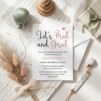 Convite para Festa de Boas-Vindas ao Recém-Nascido