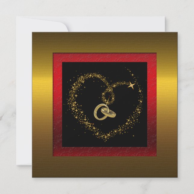 Convite para festa de Bodas de Ouro de 50 anos de  (Frente)