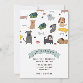 Convite para Festa de Cachorrinho