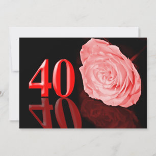 Convite para festa de casamento Rubi