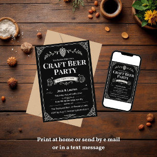 Convite para Festa de Cerveja Artesanal Cervejar