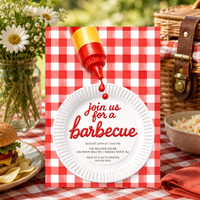 Convite para Festa de Churrasco (Criador carregado)