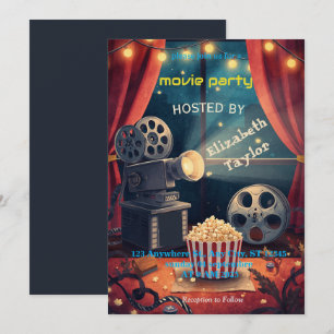 Convite para Festa de Cinema – Noite de Cinema Div