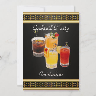 Convite para Festa de Cocktail