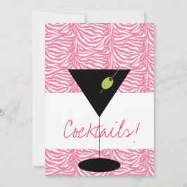 Convite para festa de Cocktail