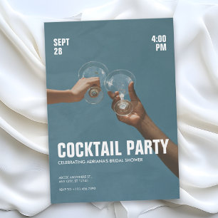 Convite para Festa de Cocktail