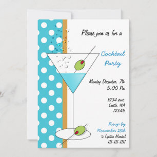 Convite para festa de Cocktail