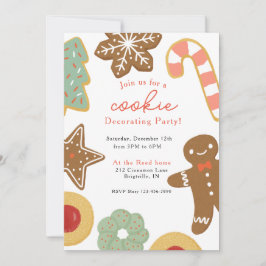 Convite para Festa de Decoração de Biscoitos
