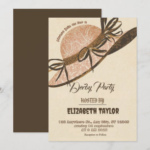 Convite para Festa de Derby de Chapéu Grande