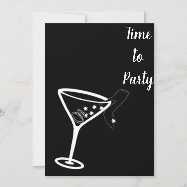 CONVITE PARA FESTA DE DESPEDIDA DE SOLTEIRA (Frente)