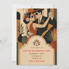 Convite para Festa de Dia de Muertos