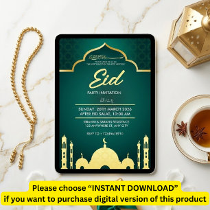 Convite para Festa de Eid