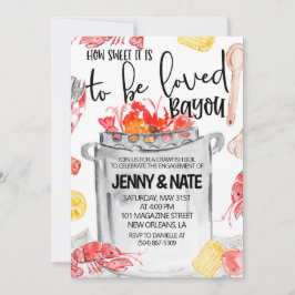 Convite para Festa de Engajamento do Boil de Lagos