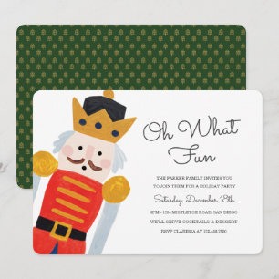 Convite para Festa de Feriado do Nutcracker