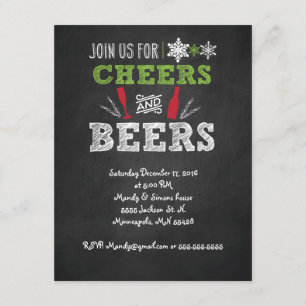 Convite para Festa de Férias de Cerveja de Artesan