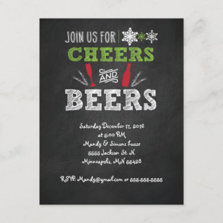 Convite para Festa de Férias de Cerveja de Artesan