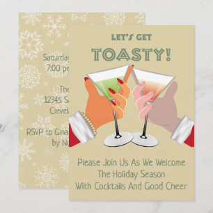 Convite para Festa de Férias de Natal do Toasty C