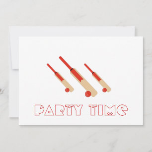 Convite para Festa de Festas de Festas de Críquete