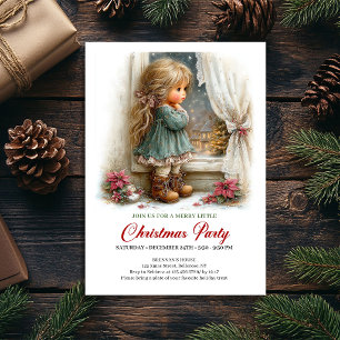 Convite para Festa de Fim de Ano Cena de Natal Men