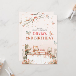 Convite para Festa de Florada com Gatos