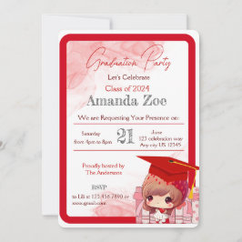 Convite para festa de formatura/anúncio