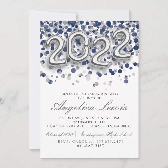 Convite para Festa de Formatura da Turma de 2022 (Frente)