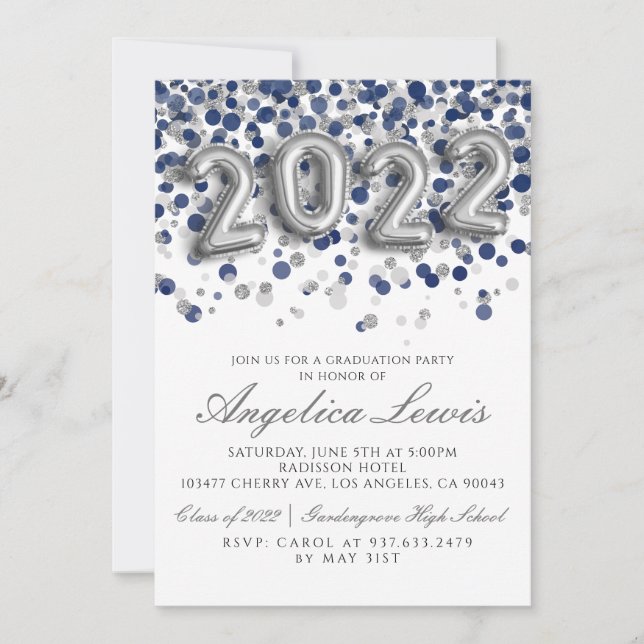 Convite para Festa de Formatura da Turma de 2022 (Frente)